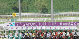 Singapore Racing Action.