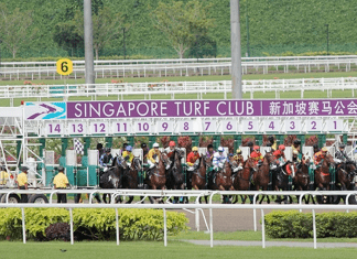 Singapore Racing Action.