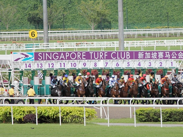 Singapore Racing Action.