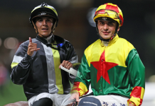 Jockey Keagan De Melo and Andrea Atzeni broke through for all-important wins at Happy Valley on Wednesday night. Photo: HKJC