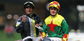 Jockey Keagan De Melo and Andrea Atzeni broke through for all-important wins at Happy Valley on Wednesday night. Photo: HKJC