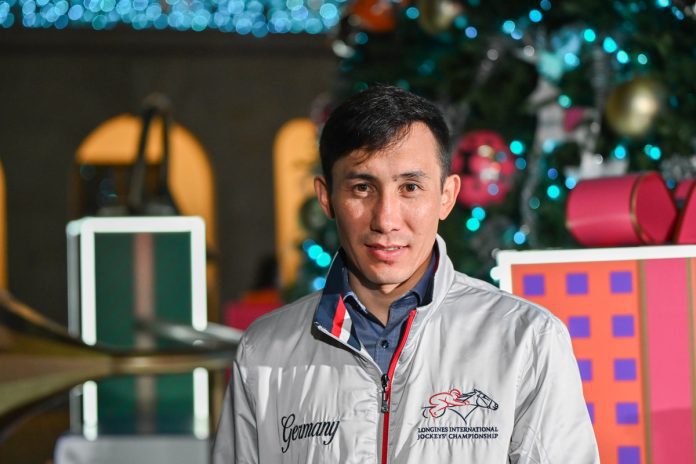 Bauyzhan Murzabayev is excited for LONGINES IJC.