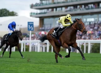 Rosallion winning at Ascot on King George day (Adam Davy/PA)