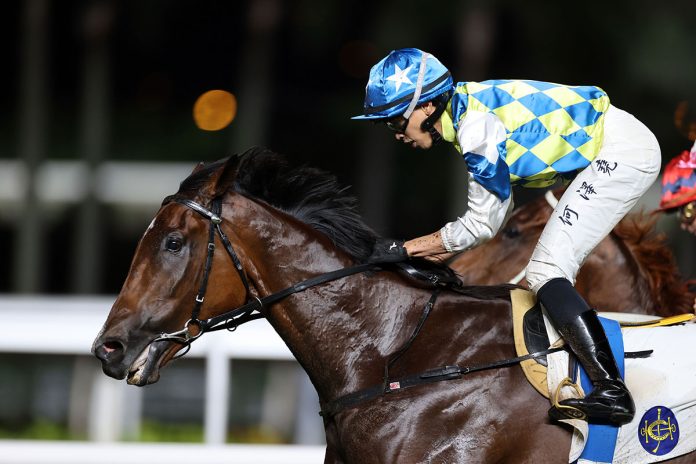 Galaxy Patch scores with Vincent Ho at Sha Tin.