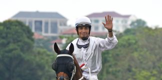 Popular jockey Shafiq made his mark at Selangor with a five-timer.