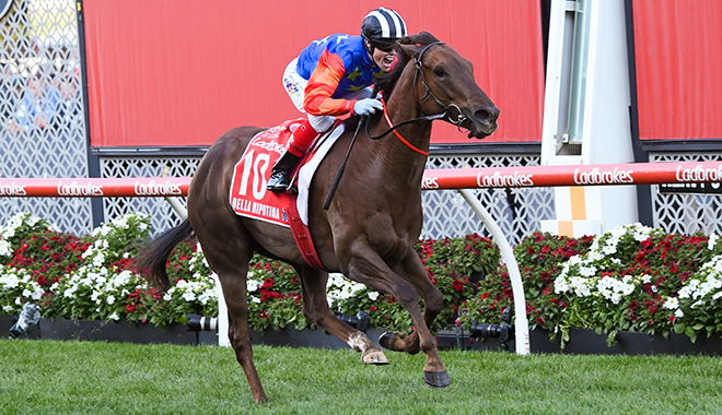 Bella Nipotina has drawn the carpark in the the Tatt's Tiara.